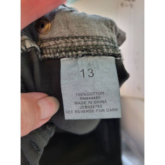 Denim Mini Skirt Distressed - Picture 5 of 6